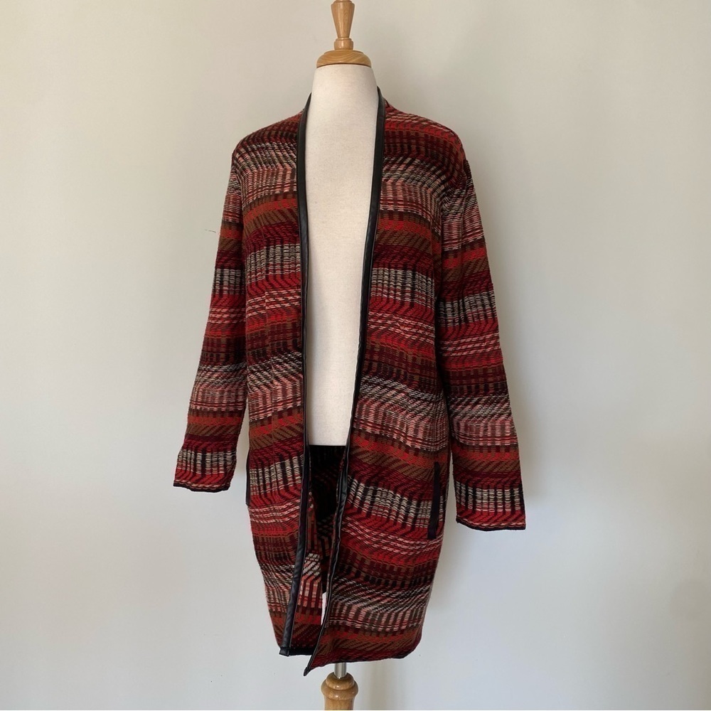 Woven cardigan